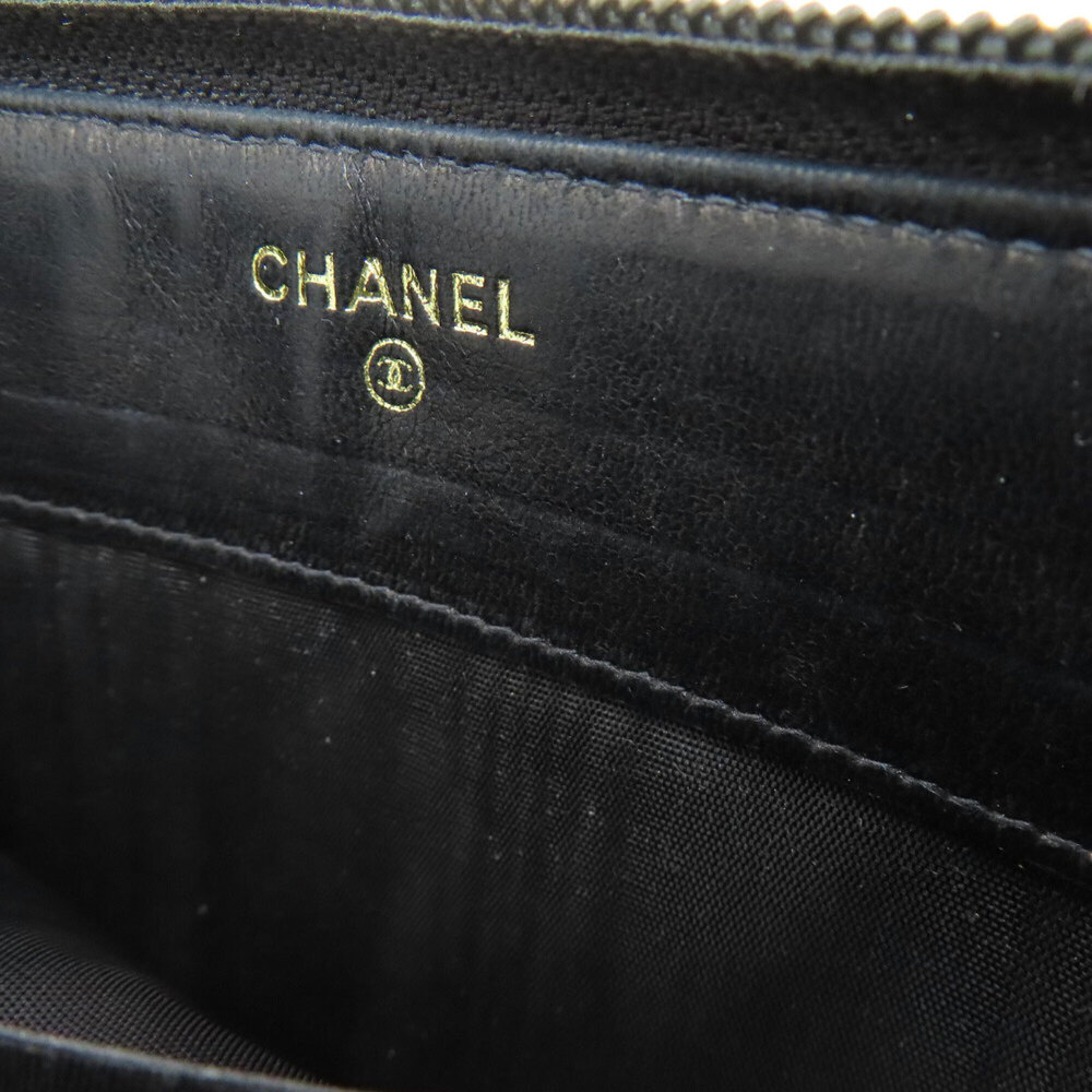 CHANEL Authentic Black Logo Wallet - Picture 11 of 16